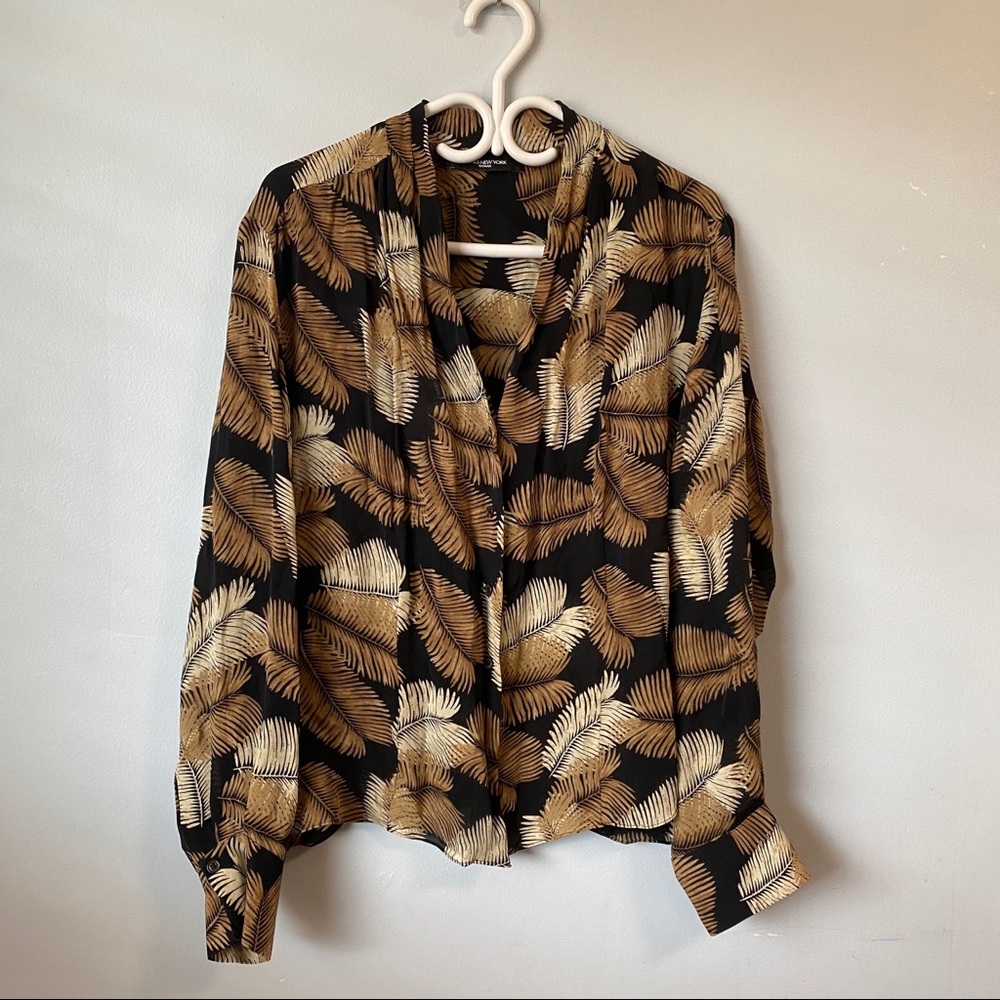 Vintage Print Blouse
